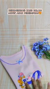QSBJA013 Singlet Pakaian Dalam Anak Perempuan Kaos Kutang Cewek