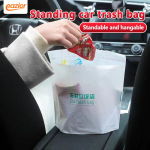Self-standing Car Trash Bag / In-car Garbage Bin 20 pcs Adhesive-type Disposable Automotive Cleaning & Storage Bag