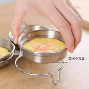 Stainless Steel Egg Steamer Creative DIY Heart Shaped Lunchbox Childrens Supplementary Food Steamed Egg Home Use Kitchen Tool