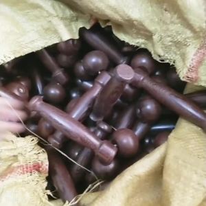 Máy Mát Xa Gỗ Cánh Gà Máy Mát Xa Hai Bóng Lớn Bán Buôn Búa Massage Quà Tặng Thủ Công Bằng Gỗ