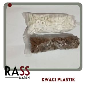 Kwaci Bening Ambalan Bening Plastik Penjepit Untuk Kaca 5pcs