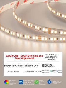 JINFI | Eye-protecting High-brightness Full-spectrum 24V Background LED Strip Light