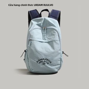 URCDN RDALVO | Ba lô vải Canvas cho nữ sinh viên Dung lượng lớn Du lịch ngắn ngày Túi đựng laptop
