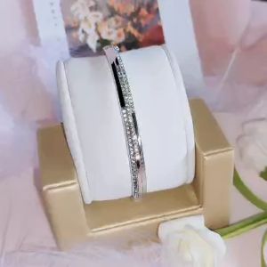 Her Jewellery Lecia Bangle - Luxury Crystal Embellishments plated with 18K Gold