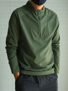 Áo Thun Nam Dài Tay Dày Mùa Đông Ngoài Trời Thể Thao Leo Núi Dệt Kim Polyester Cotton Pha Trộn Thường Ngày Mùa Thu