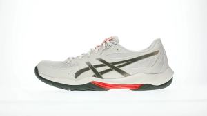 ASICS Men GEL-ROCKET 12 Indoor Court Shoes in Soft Oat/Vintage Khaki
