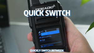 TIDRADIO TD M15 Global POC RadioWalkie Talkie Long Range 4G Network5000 KM for Hiking and Camping