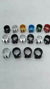 Bike Seatpost Clamp Double Layer Clamp Double SeatPost Clip 28.6/31.8/34.9mm Seat Tube Clamps Seatpost Clamp Bicycle Accessories