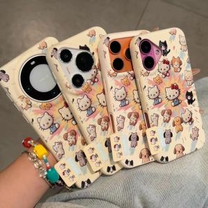 For Tag Explosive Hello Kitty Small Animal Huawei mate70pro phone case P80 niche nova14 h260705