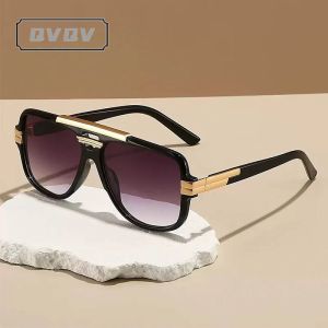 QVQV Men Oversized Sunglasses Womens TOP Quality Large Frame Square Sun Glasses Driving Luxury Party Business Gradient Shades