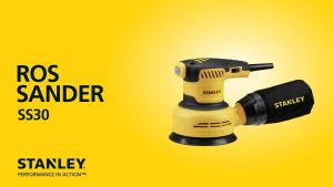Stanley 300W 125mm Random Orbital Sander With Variable Speed SS30-XD