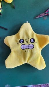 chiikawa moving star doll cute plush funny cartoon doll toy music toy