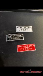 Stiker Daily Use 7 cm: Stiker untuk Berbagai Kebutuhan