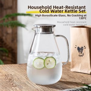 Heat-Resistant Large Capacity Glass Cold Water Pot