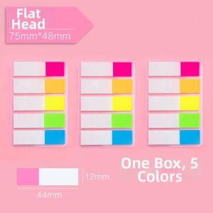 Fluorescent Index Stickers Notebooks Folder Labels