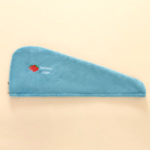 1pc Quickly Dry Hair Hat Super Absorbent Soft Bathroom Women Head Towels Girls Cute Hair Towel Hair Dry Wrap Bonnets