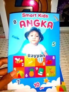 Buku edukasi anak belajar huruf dan angka bisa pakai foto