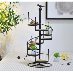 Showyportable folding showy sitting room balcony shelf flowerpot Beautiful does not take up space
