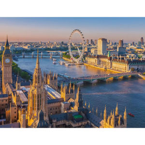 Adult Jigsaw Puzzle 1000 Pieces Puzzle Toys London City Paper Puzzle Decor Exercise Brain Thinking Holiday Birthday Gift