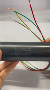 KAPASITOR MESIN CUCI 2 TABUNG SHARP 6+12 UF MEREK TINS HIGH QUALITY