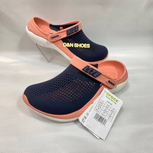 Crocs รองเท้าเตะ รุ่น360 LiteRide สำหรับ ผู้ใหญ่สร กรมชมพู 36—40 รวมถุง