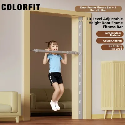 ColorFit | Indoor Children Pull-Up Bar Door Frame Fitness Equipment