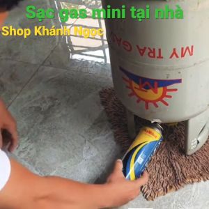 Đầu sạc gas mini Chiết gas mini Ngòi ti sạc bình ga mini +Tặng kèm nút ron cao su