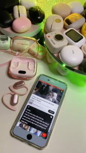 HTC NE08 tai nghe phiên dịch AI bluetooth v6.0 Chế độ phụ đề trực tiếp Thiết Kế Móc Tai Tai nghe không dây  Pin Trâu TWS Open Ear