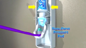 One Touch Toothpaste Dispenser Toothbrush Holder Shaver Squeezer Bekas Ubat Gigi 自动挤牙膏器牙刷架