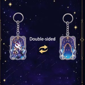 Bandai | for Helluva Boss Blitzo Stolas Fizzarolli Millie Octavia Loona Peripheral Acrylic Keychain Cartoon Backpack Pendant Fans Gift