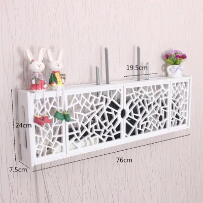 Wireless Router Storage Box Punch-Free WiFi Optical Modem Decorative Box Multimedia Shielding Box Set-Top Box Storage Rack