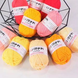 4ply Milk Cotton Yarn Crochet Soft Knitting Wool Thread baby wool yarn
