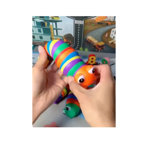 Đồ chơi Con sâu con ốc sên nhiều mầu giảm stress 18cm căng thẳng vui nhộn dành-HAUSE