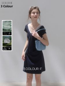 3COLOUR·S | Lace Tencel Dress for Petite