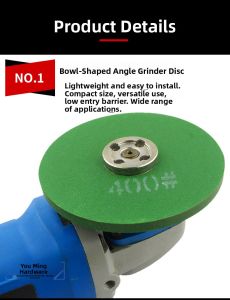 Fine Grinding Wheel Disc for Angle Grinder Handheld Polishing Machine Specialized Knife Sharpening Stone Home Furniture Accessories