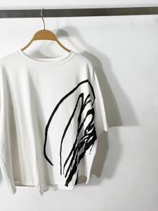 XITAO Asymmetrical T-Shirts Women Korea  Summer   Personality  Loose O-neck Short Sleeve WLD16669