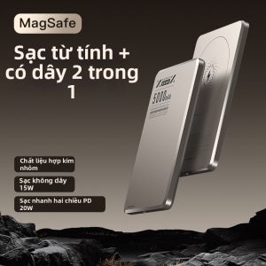 HANG | Pin Sạc Dự Phòng Không Dây Cảm Ứng Nhanh 10000mAh