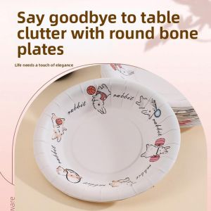 jeagutt | Disposable Red New Year Festive Small Plates