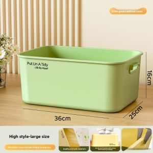 MEIZHUFU | Covered Storage Box Plastic
