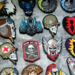 Patch_miếng dán velcro vải hiệp sỹ bóng đêm_chiến binh_chiến thuật