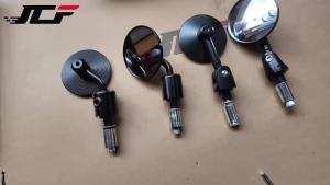 JNYD Motorcycle Mirrors CNC Aluminum Universal Handlebar End 7/8" Rear View Mirror For Honda Street Bike Scooter Yamaha Suzuki