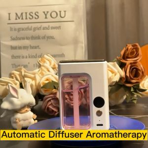Smart Aromatherapy Machine Automatic Aroma Diffuser Digital Display 5 Gears Wall Mount Tabletop Essential Oil Humidifier Air Freshener