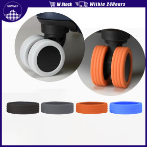 8PCS/Set Luggage Wheels Protection Silicone Covers 6cm Universal Travel Suitcase Reduce Noise Cover