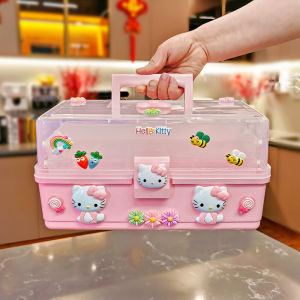 Cartoon Small Exquisite Kids Hair Accessories Barrettes Storage Box Ornament Baby Makeup Headdress Storage Storage Box Treasure Chest