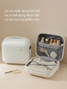 Vali Du Lịch Nữ Nhỏ Có Mật Khẩu Vali Cưới Vali Trang Điểm Thiết Yếu Cho Chuyến Đi Vali Cứng Chống Nắng ABS Vỏ Bên Trong Bằng Polyester