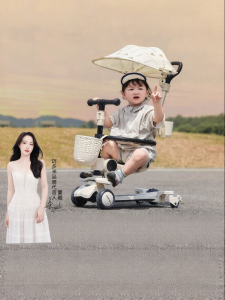 maiduomi | Xe Chạy Trẻ Em 3 Trong 1 Có Ghế Ngồi