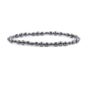Vòng Chân Đá Hematite Từ Tính Giúp Giảm Cân Trang Sức Thủ Công Vòng Tay Kích Thích Huyệt Đạo Dành Cho Nam Và Nữ