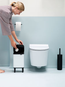 brabantia | Creative Square Toilet Trash Can 4L