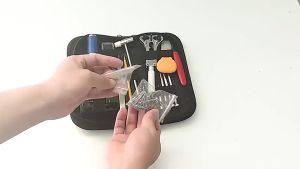 ชุดเครื่องมือซ่อมนาฬิกาอุปกรณ์ซ่อมนาฬิกาWatch Case Holder Opener Pin Link Remover Repair Tool Kit งมือซ่อมนาฬิก