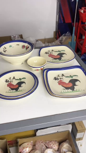 combo 3 cái Tô Gà-Tô Nhựa Gà Melamine Cao Cấp-Tô Phở Nhựa Cao Cấp
